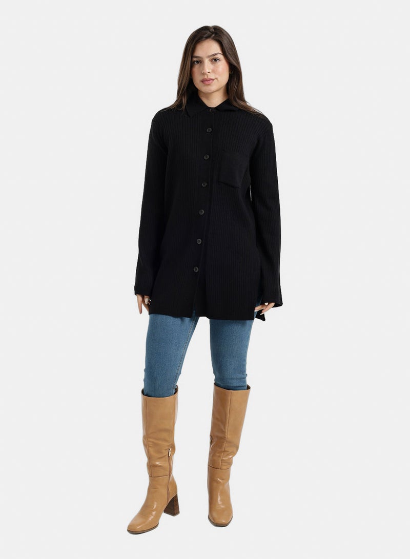 Carina Long Striped Cardigan - Image 5